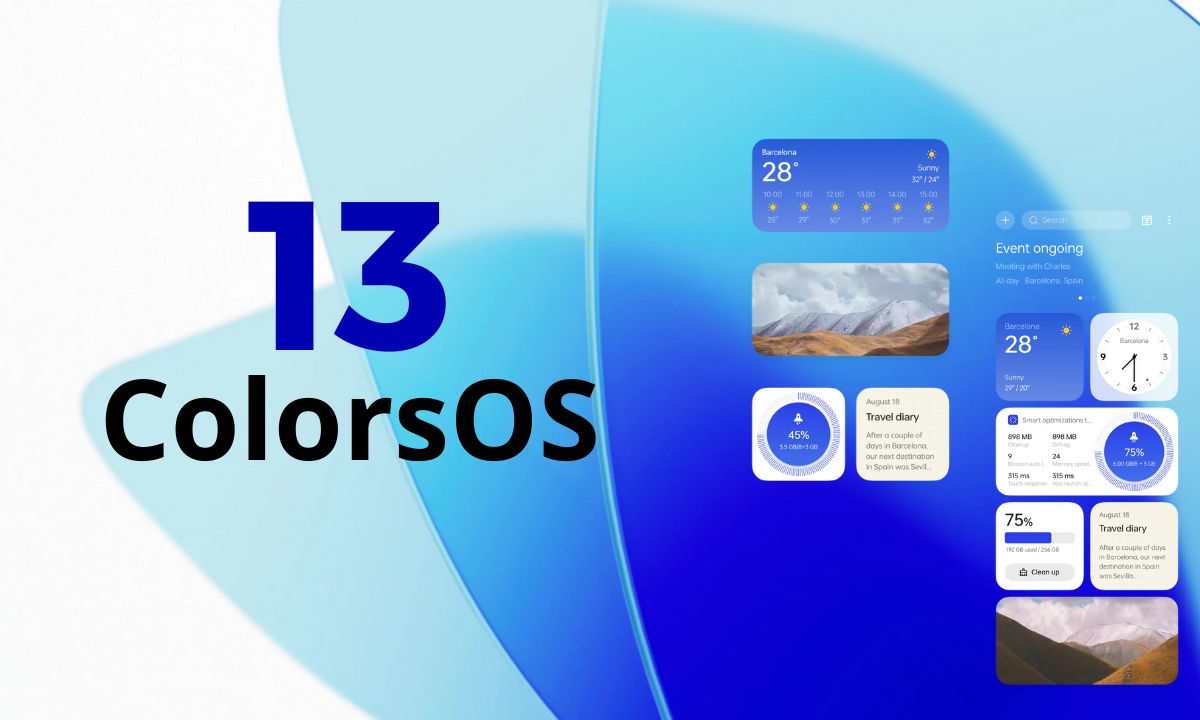 ColorOS 13 Official Stock Wallpapers