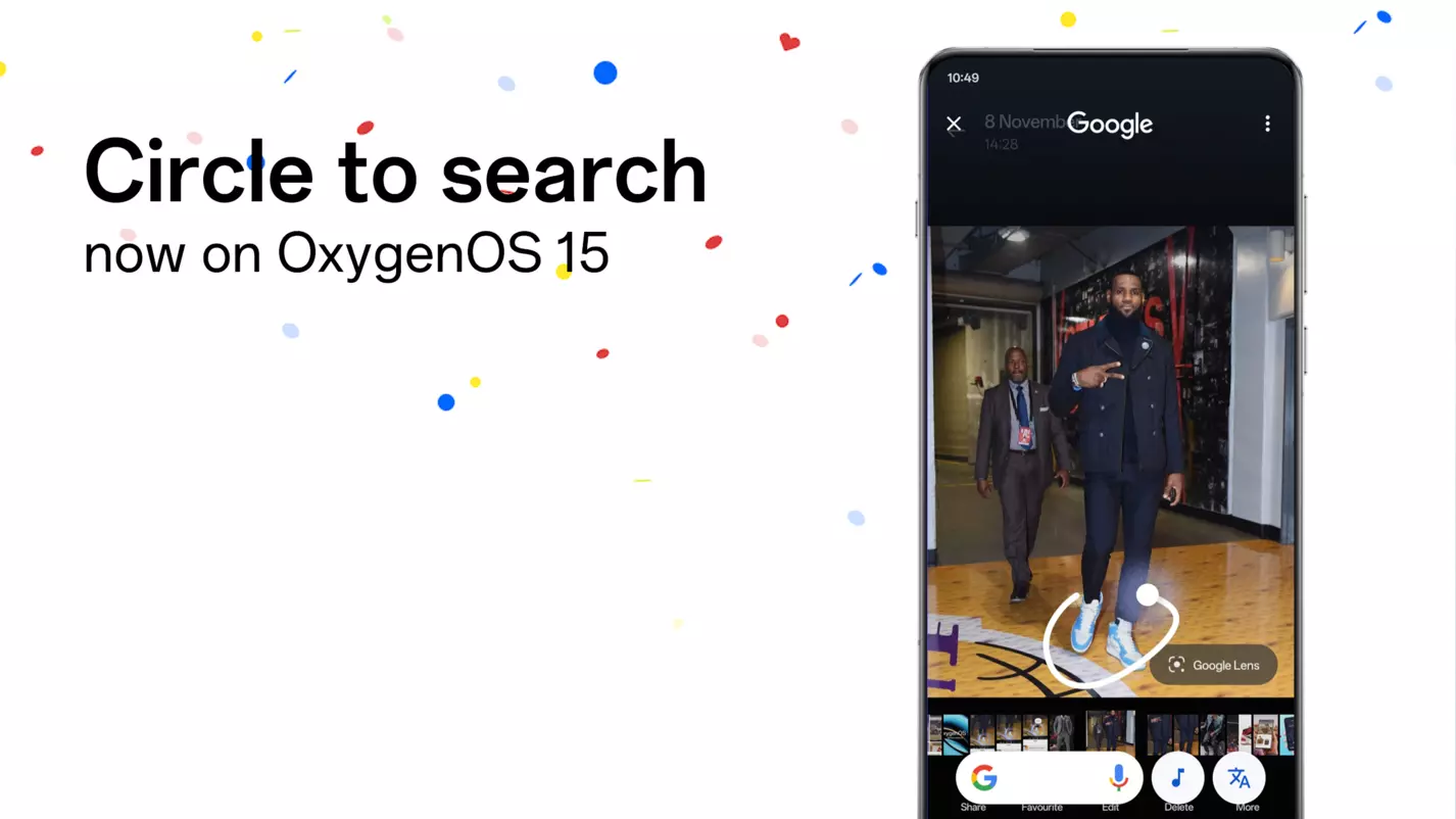 OnePlus phones Gets Circle to search with OxygenOS 15 Update