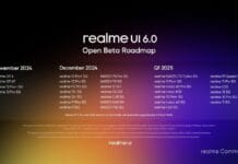 Realme UI 6.0 Open beta program official roadmap and Devices