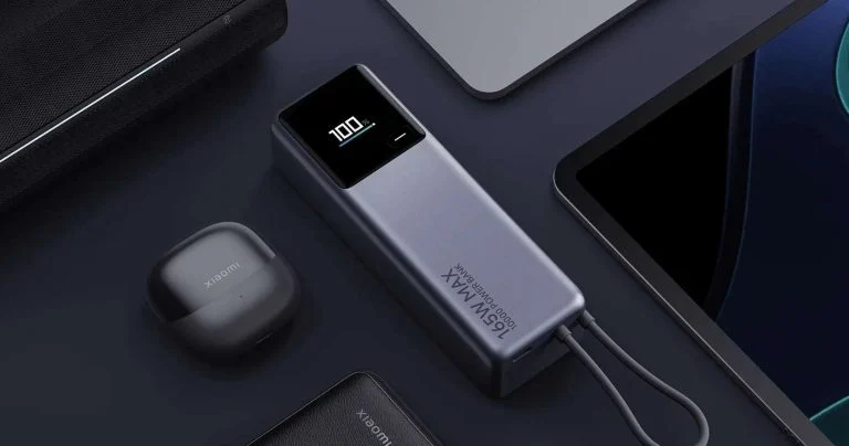 Xiaomi 165W Power Bank 10000 Integrated Cable Can Charge Laptops 