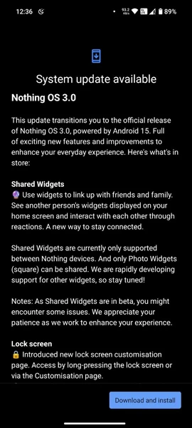 Nothing Phone 2a Plus is getting Nothing OS 3.0 Stable Update