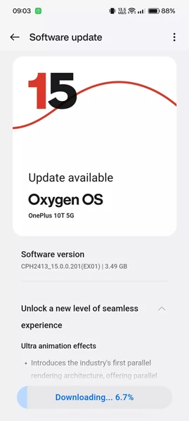 OnePlus 10T gets stable OxygenOS 15 (Android 15) update