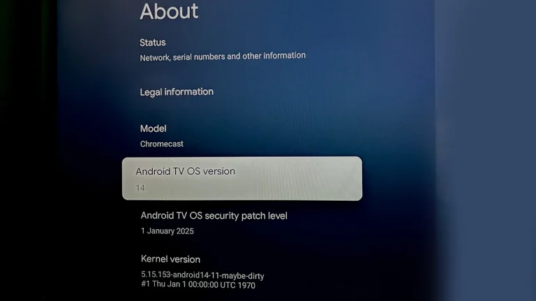 Chromecast with Google TV Android 14 Update Released