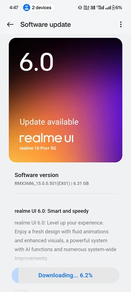 Realme 10 Pro plus Realme UI 6.0 update rolling out: Everything you need to know